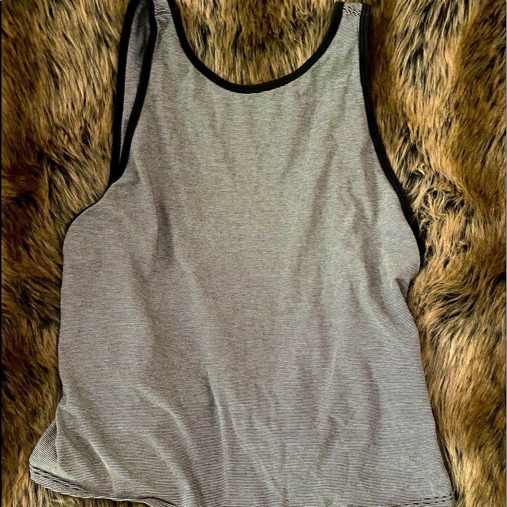 Lululemon striped twist back tank